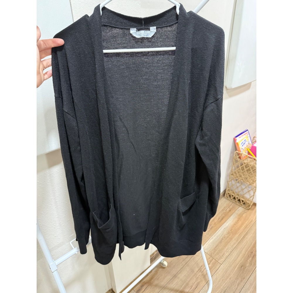 Basic essentials classic cozycore Cardigan Black XL Cashmere Blend Unbranded